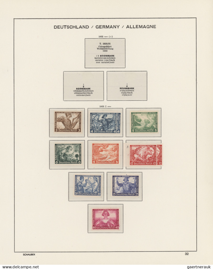Deutsches Reich: 1872/1945, Diverse Sammlungen Deutsches Reich Mit Vielen Guten - Collections