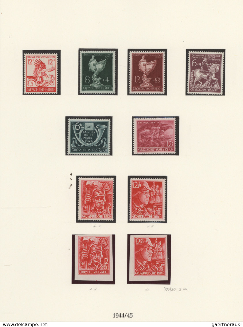 Deutsches Reich: 1923/1945, in den Hauptnummern weit überkomplette Sammlung Weim