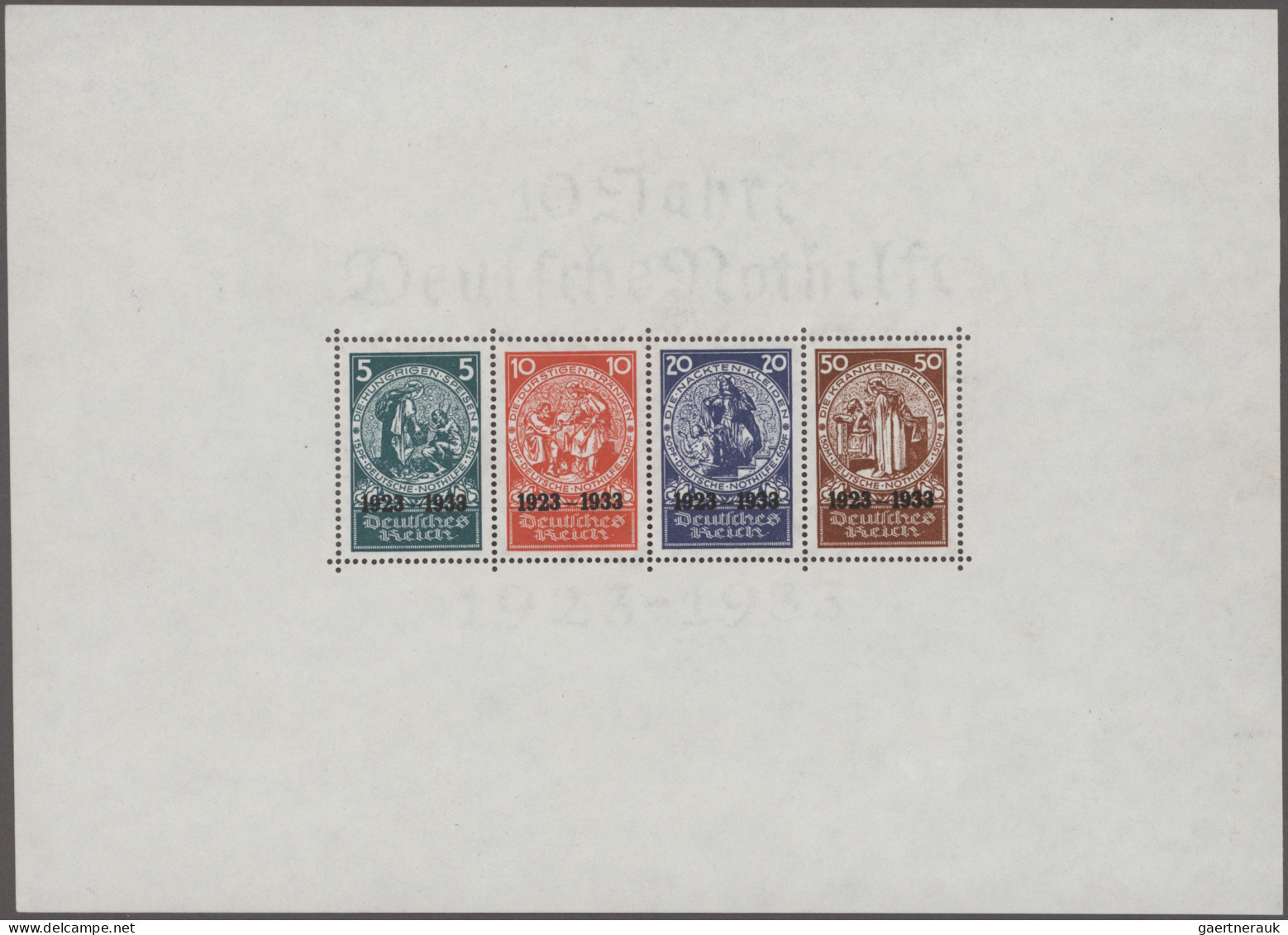 Deutsches Reich: 1872/1945, In Den Hauptnummern Komplette Gestempelte (wenige Po - Collections