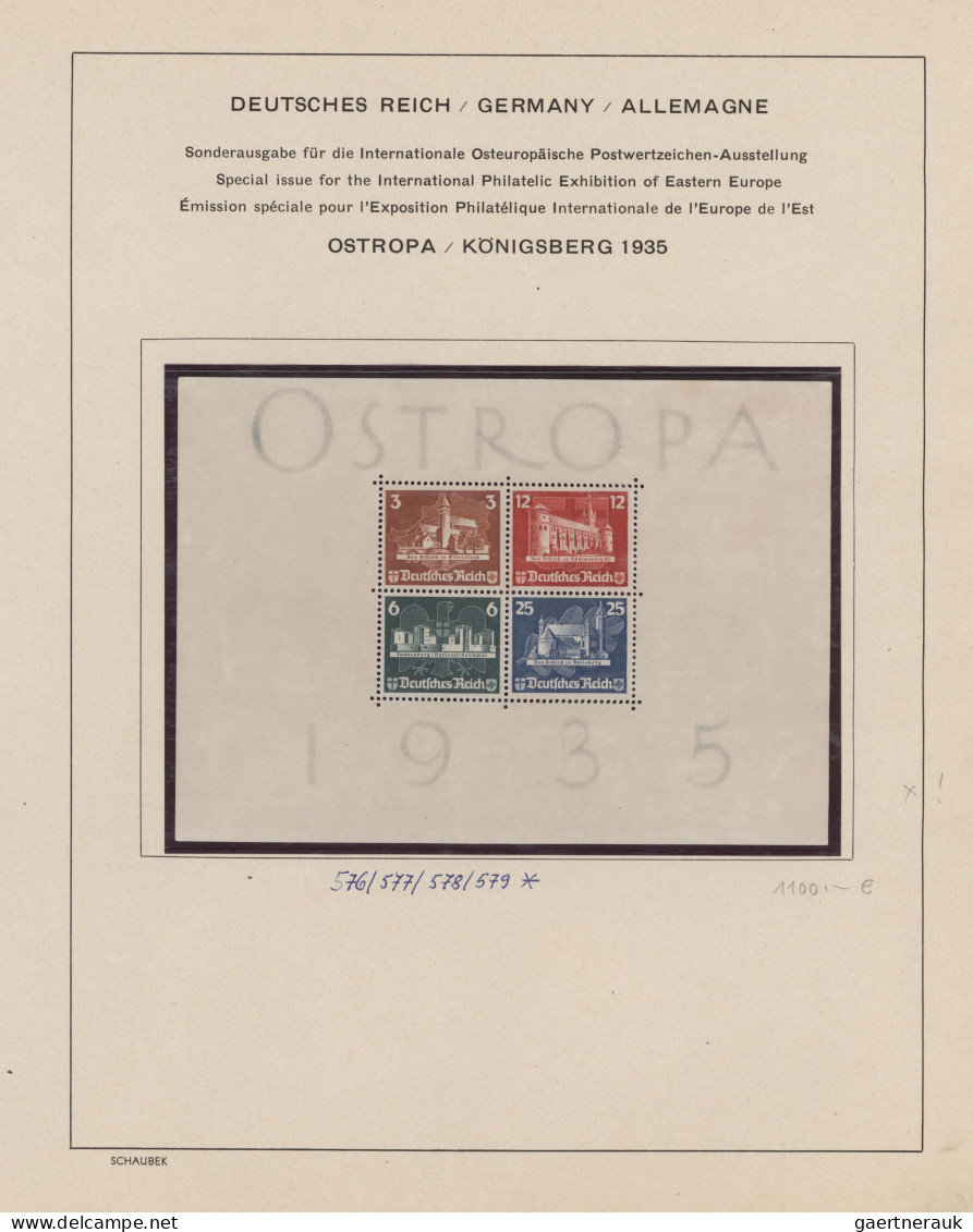 Deutsches Reich: 1872/1945, Reichhaltige Sammlung, zumeist ungebraucht/ postfris