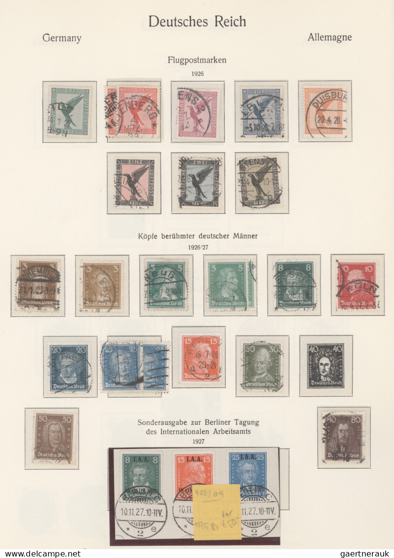 Deutsches Reich: 1870/1935 (ca.), Schöne Sammlung In Allen Erhaltungen Mit Viele - Sammlungen