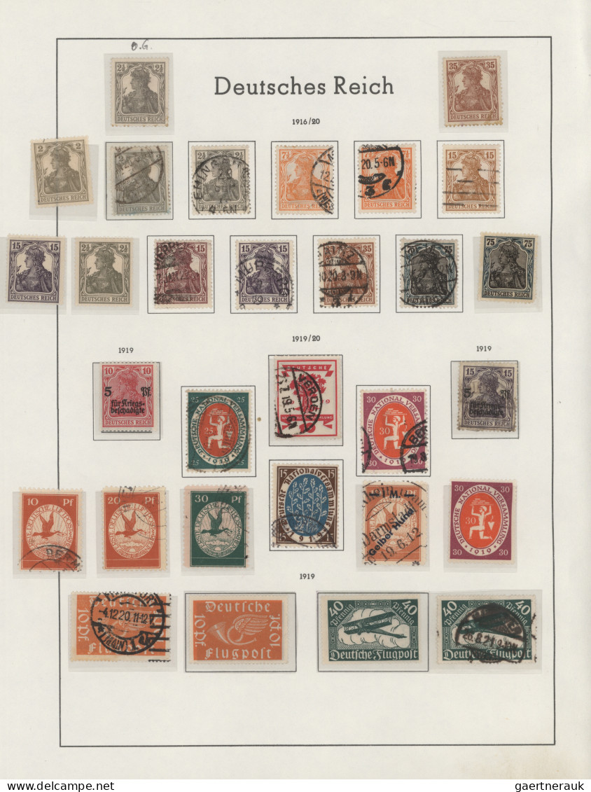 Deutsches Reich: 1872/1945, Ungebrauchte/ Postfrische Und Zusätzlich Gestempelte - Collections