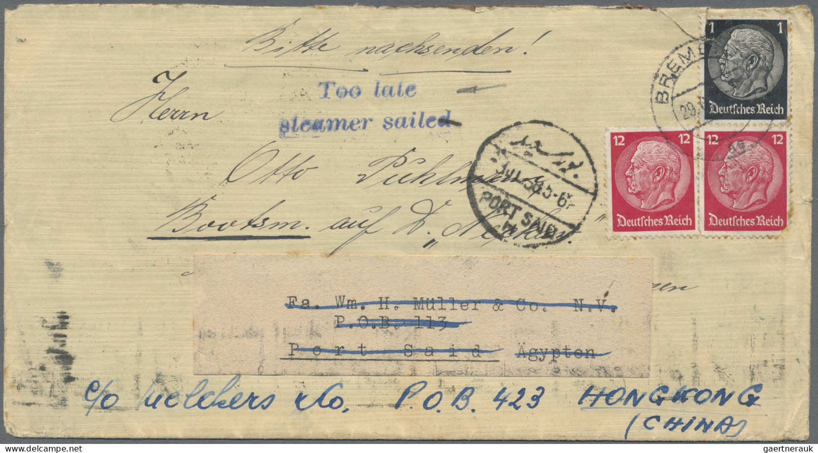 Deutsches Reich: 1913/1941, Destination CHINA, Vielseitige Sammlung Von 25 Brief - Collections