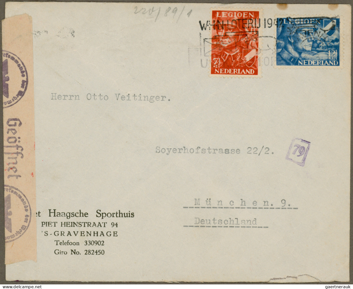 Deutsches Reich: 1900/1945 (ca.), Beachtlicher Posten von über 150 Belegen, dabe