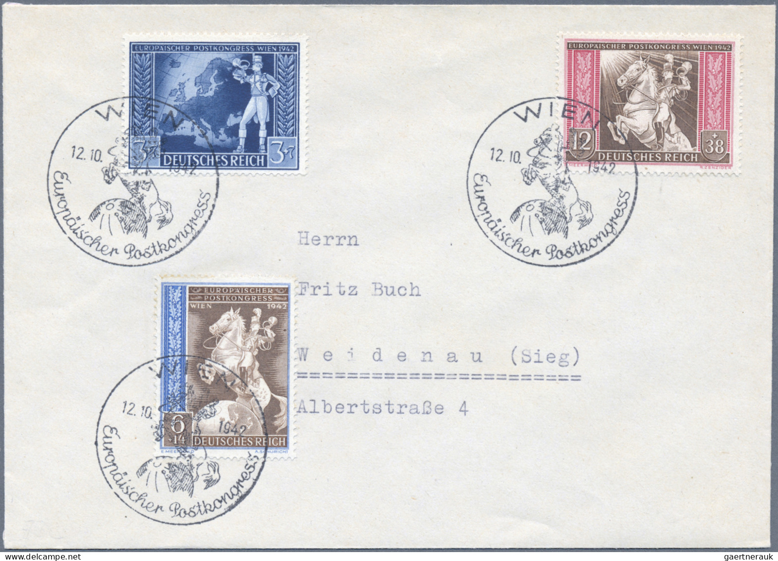 Deutsches Reich: 1921/1941 (ca.), Abwechslungsreiche Partie Von Ca. 200 Belegen, - Colecciones