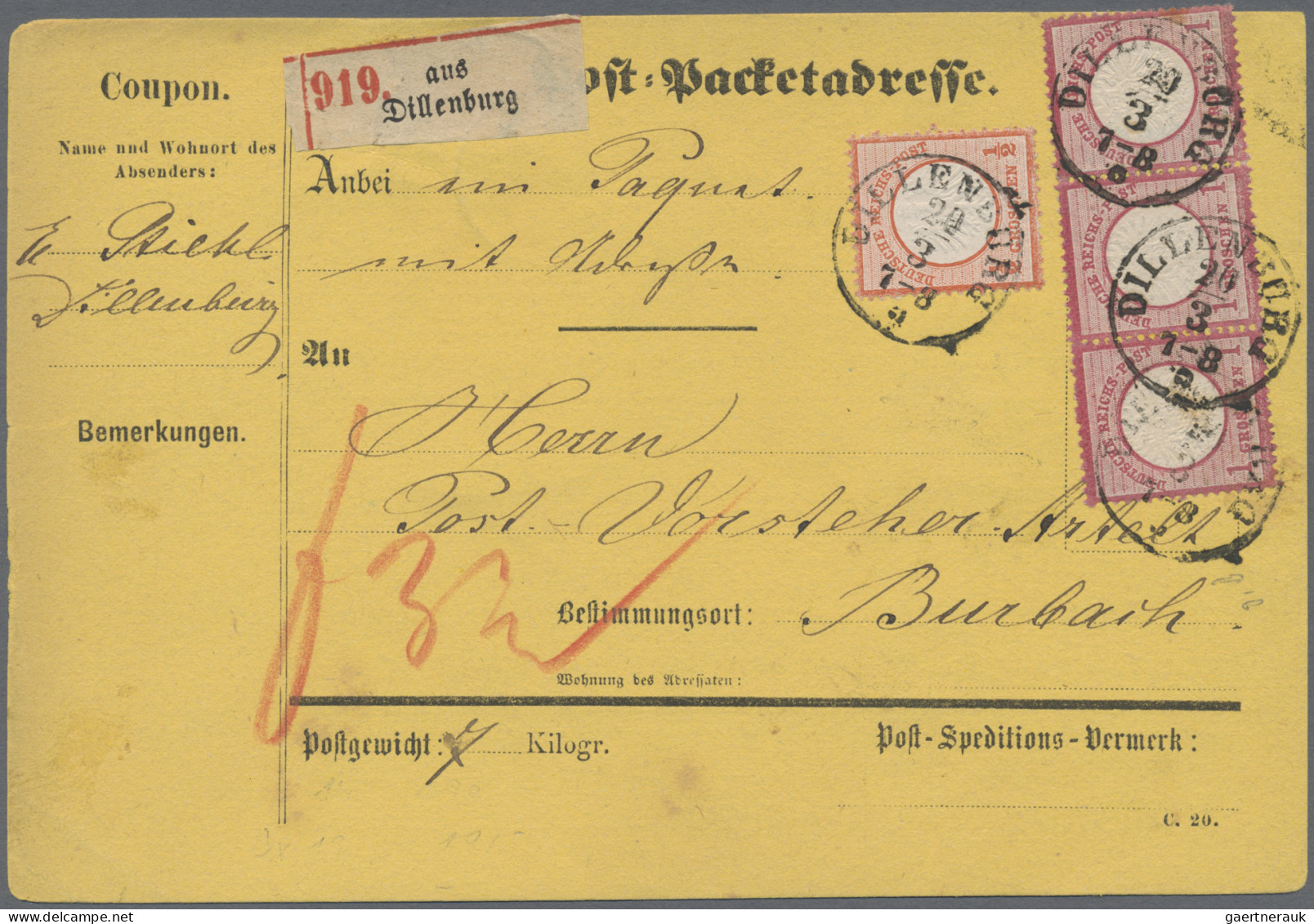 Deutsches Reich: 1870/1932 (ca.), Interessanter Bestand Von über 220 Belegen, Da - Collections