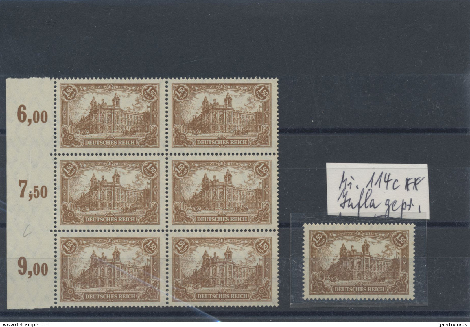 Deutsches Reich: 1900/1942 (ca.), Zumeist Postfrischer Dublettenposten In Tüten - Collections