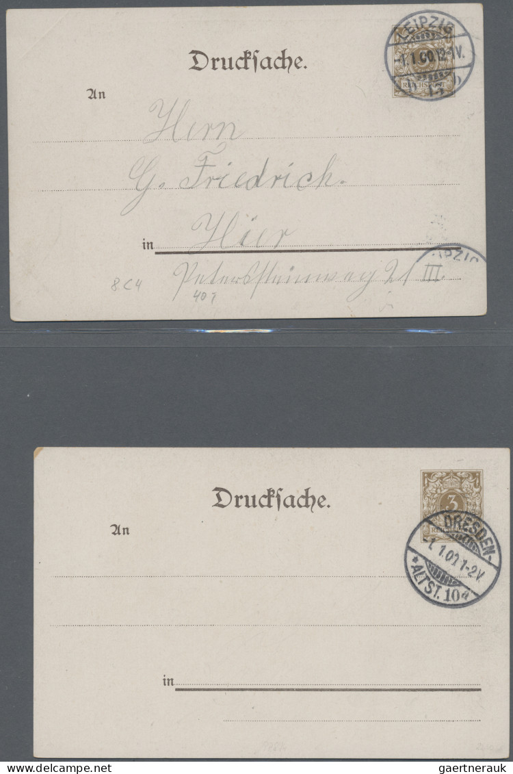 Deutsches Reich: 1884/1944, Partie Von über 170 Privat-Ganzsachen Gebr./ungebr. - Collections