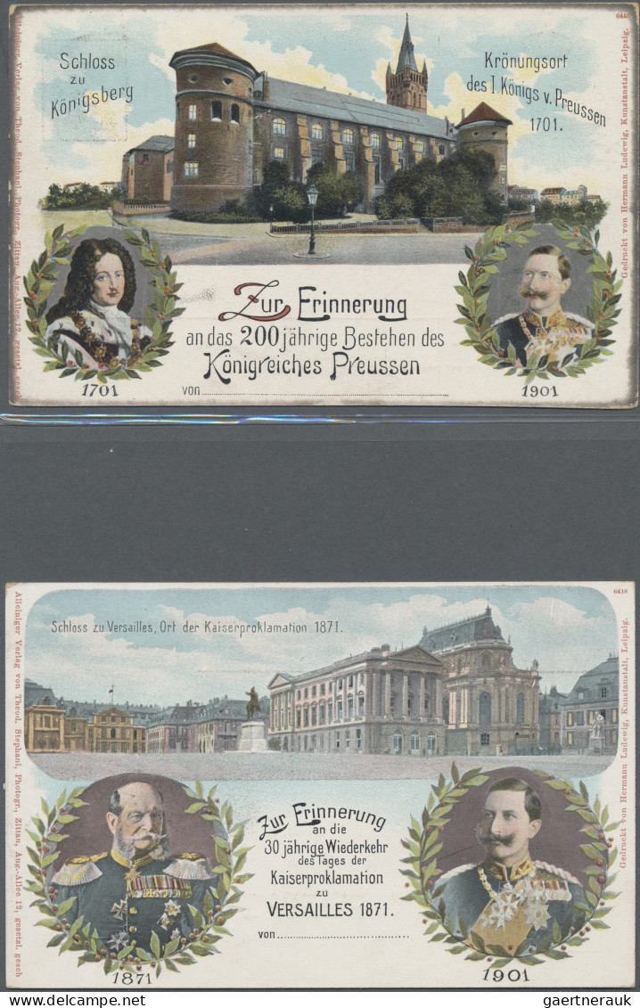 Deutsches Reich: 1884/1944, Partie Von über 170 Privat-Ganzsachen Gebr./ungebr. - Collections