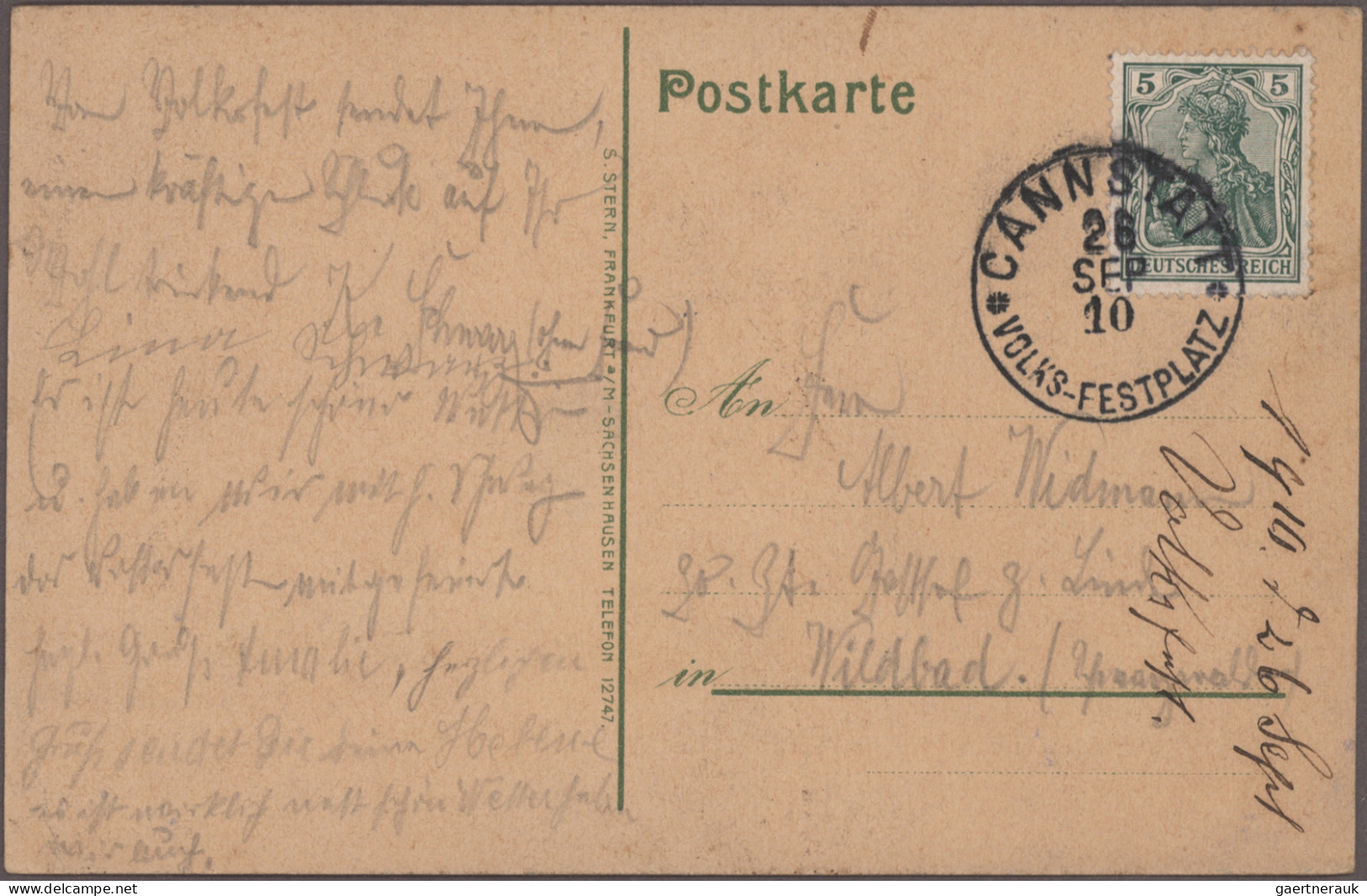Deutsches Reich: 1860/1944 (ca.), Umfangreicher Posten Von Ca. 480 Briefen Und K - Verzamelingen