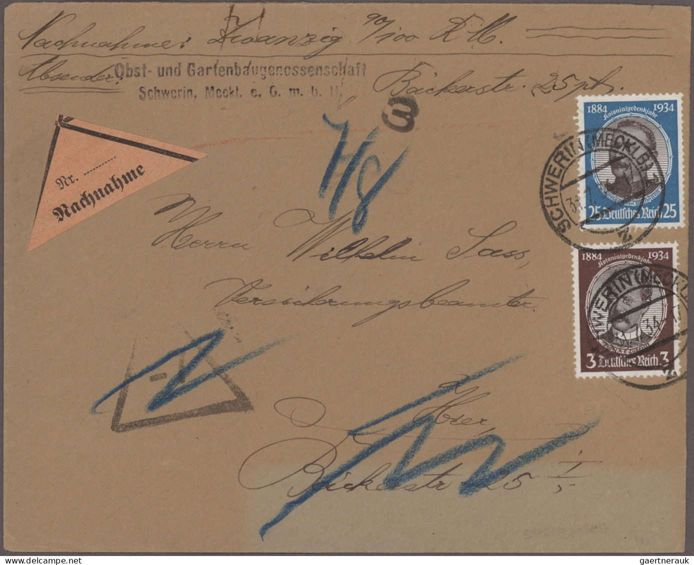 Deutsches Reich: 1860/1944 (ca.), umfangreicher Posten von ca. 480 Briefen und K