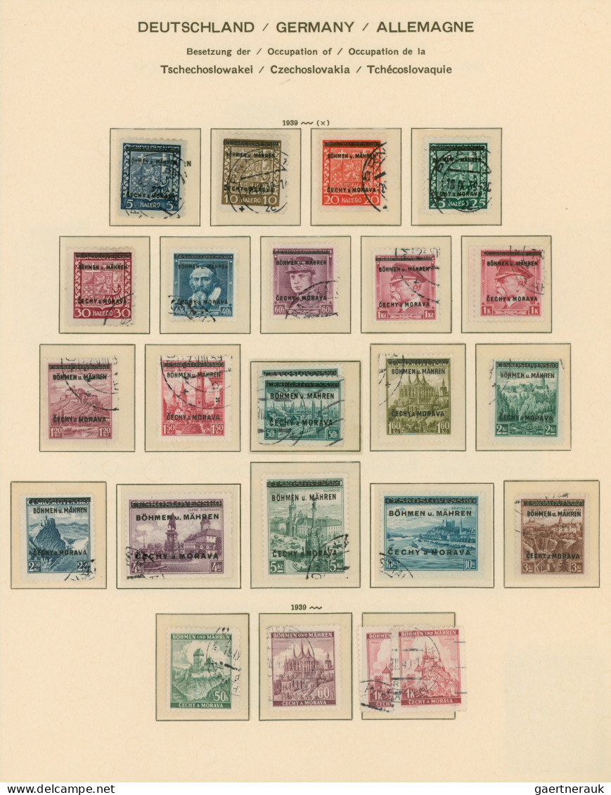 Deutsches Reich: 1872/1945, Gestempelte Sammlung Von Brustschilde Bis III.Reich - Collezioni