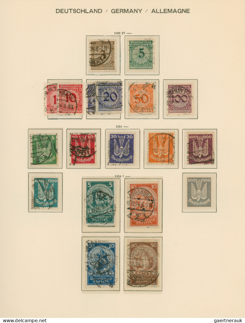 Deutsches Reich: 1872/1945, gestempelte Sammlung von Brustschilde bis III.Reich