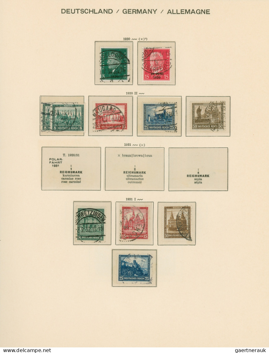 Deutsches Reich: 1872/1945, gestempelte Sammlung von Brustschilde bis III.Reich