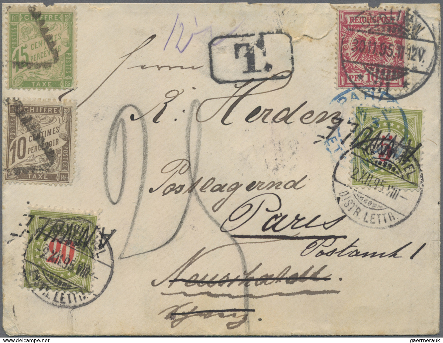 Deutsches Reich - Pfennige: 1877/1887 (ca.), Deutsches Reich - Pfennige-Krone/Ad