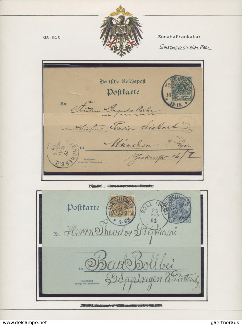 Deutsches Reich - Krone / Adler: 1895/1902, Spezial-Sammlungspartie Mit Drei Bel - Sammlungen