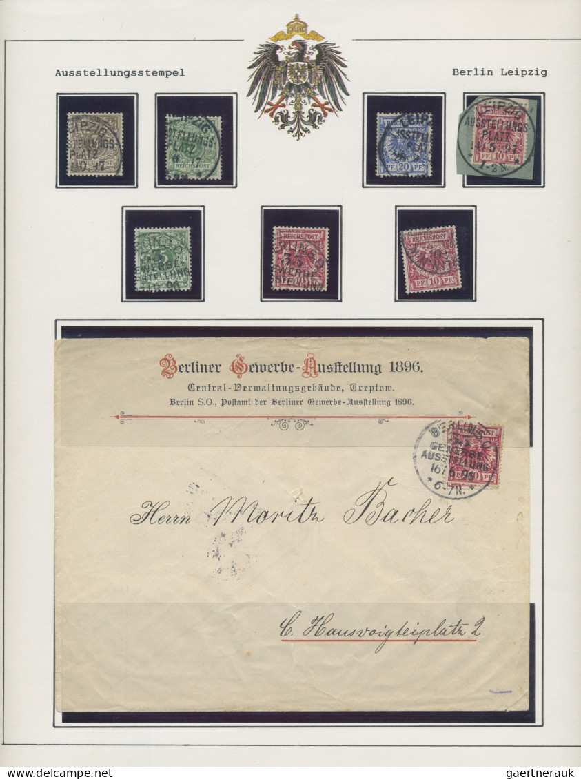 Deutsches Reich - Krone / Adler: 1895/1902, Spezial-Sammlungspartie Mit Drei Bel - Sammlungen