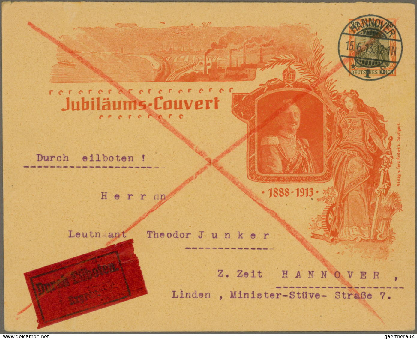 Deutsches Reich - Germania: 1901/1922, Partie Von Ca. 94 Briefen Und Karten, Unt - Colecciones