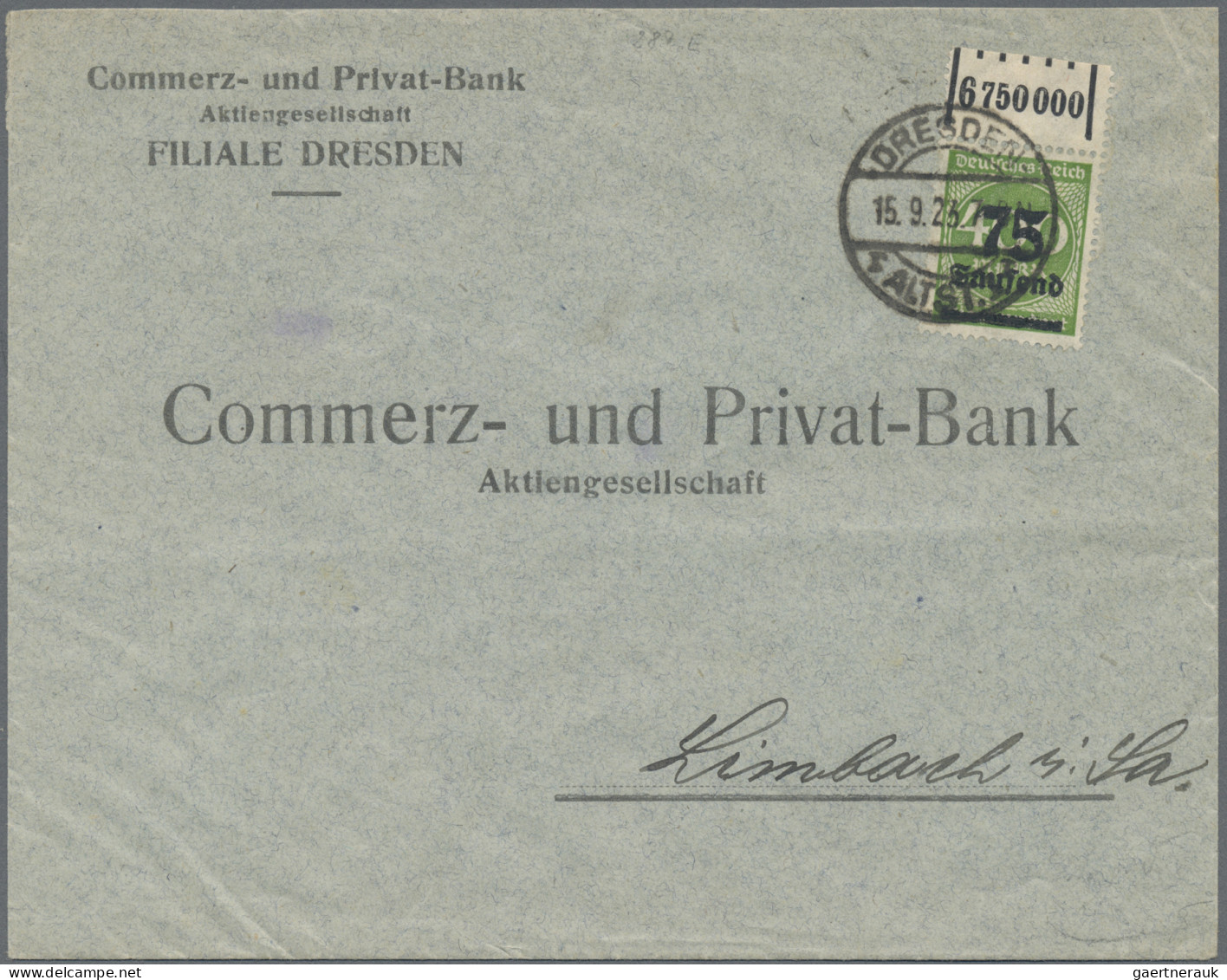 Deutsches Reich - Inflation: 1905/1923, Interessanter Belege-Querschnitt Aus Der - Collections