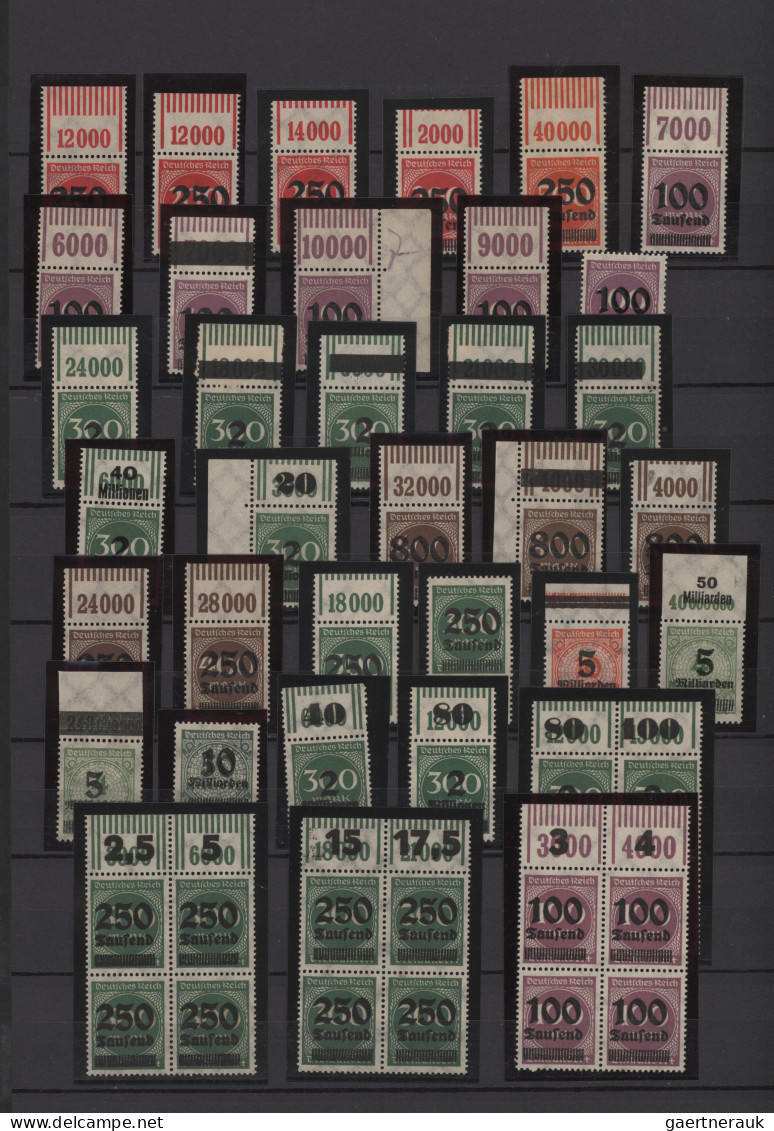 Deutsches Reich - Inflation: 1910/1940 (ca.), Vielseitiger Bestand In Zwei Steck - Colecciones