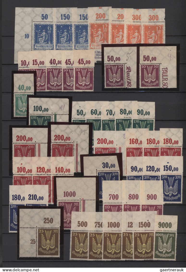 Deutsches Reich - Inflation: 1910/1940 (ca.), Vielseitiger Bestand In Zwei Steck - Collezioni