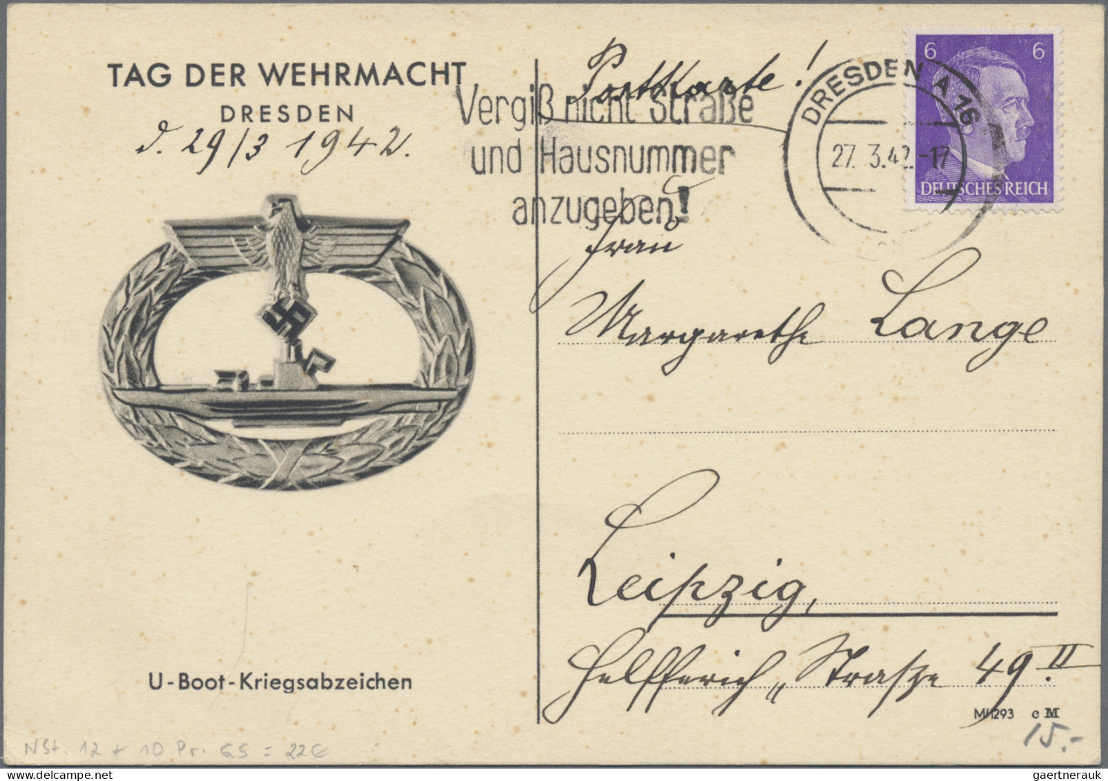 Deutsches Reich - 3. Reich: 1929/1944, Sammlung von 200 Belegen, meist 3. Reich