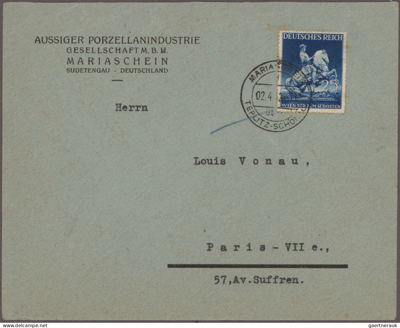 Deutsches Reich - 3. Reich: 1933/1942, Partie Von 40 Briefen Und Karten Mit Etli - Briefe U. Dokumente