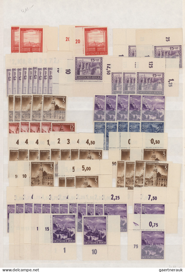 Deutsches Reich - 3. Reich: 1933/1942, Umfangreicher Lagerbestand Ohne Blocks, G - Ungebraucht