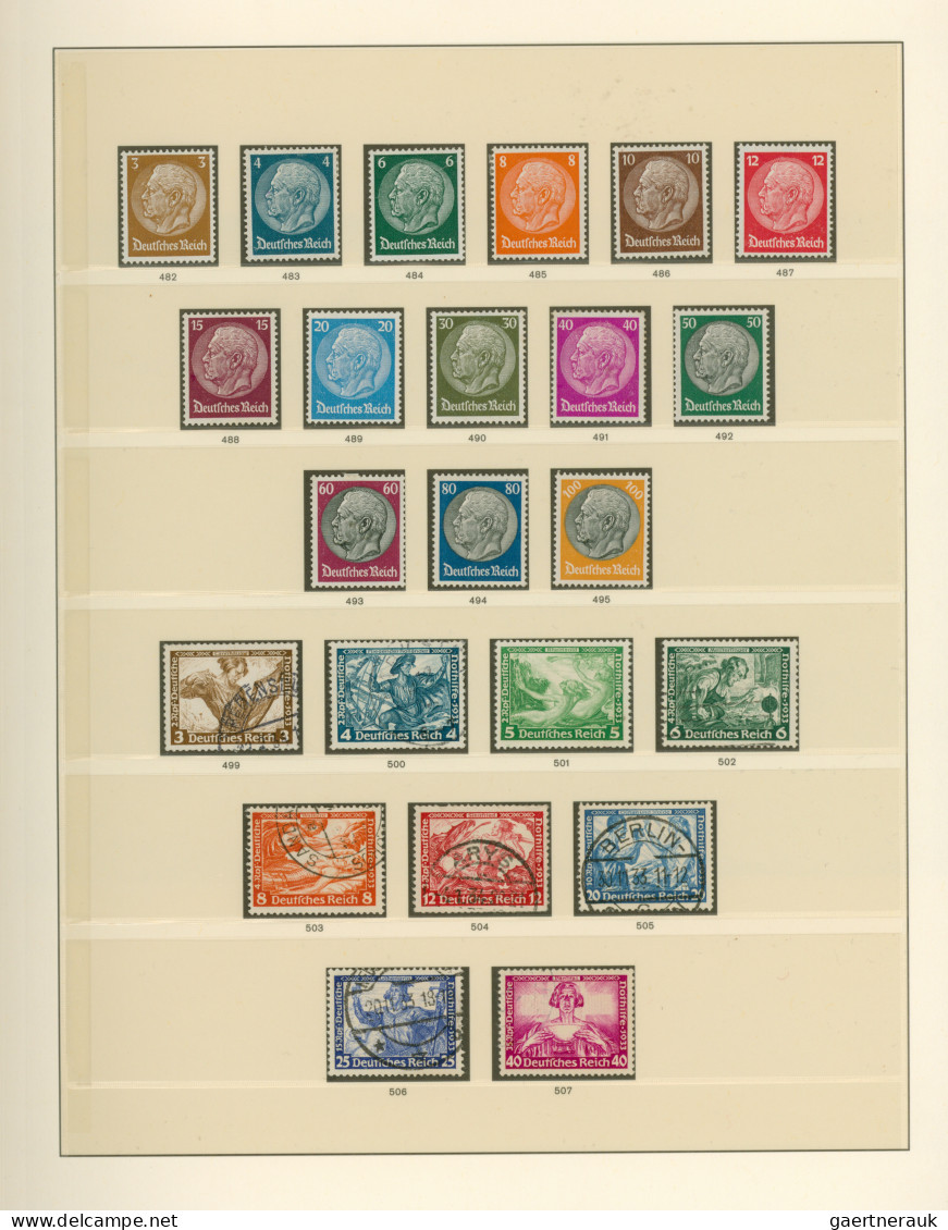 Deutsches Reich - 3. Reich: 1933/1945, Meist Ungebrauchte/postfrische, Vereinzel - Used Stamps