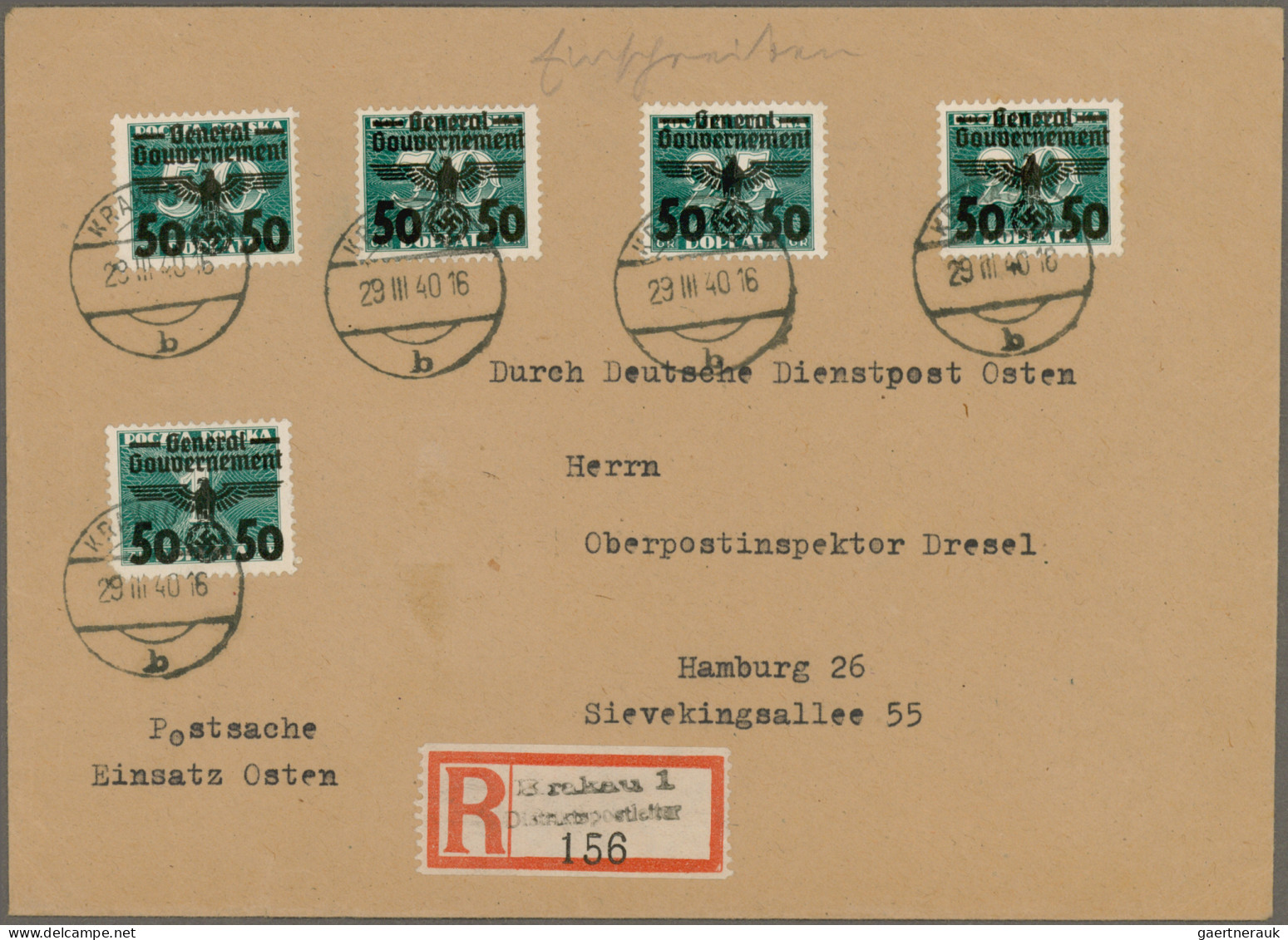 Deutsches Reich - 3. Reich: 1933/1945, Sammlung Von Ca. 130 Briefen, Karten Und - Cartas & Documentos