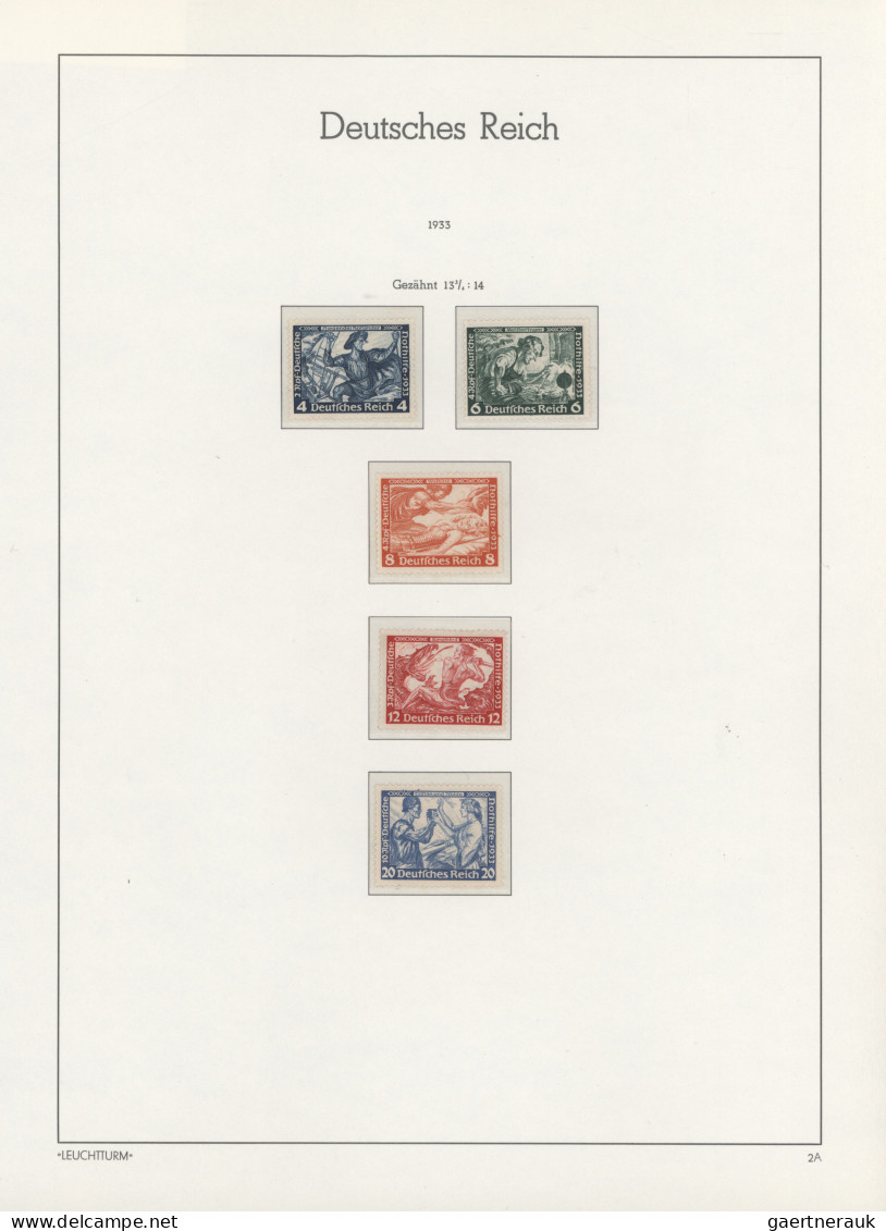 Deutsches Reich - 3. Reich: 1933/1945, Schöne Postfrische Qualitätssammlung Der - Unused Stamps