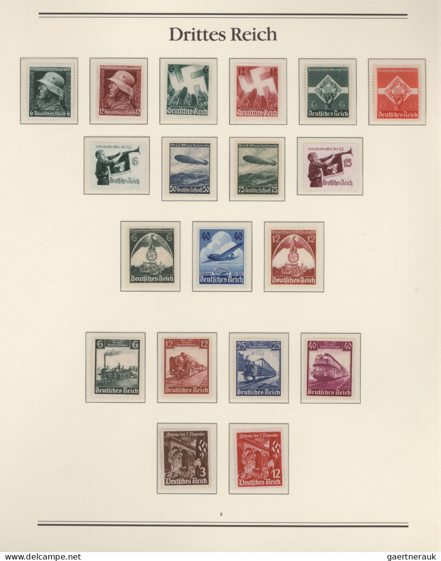 Deutsches Reich - 3. Reich: 1933/1945, Über Weite Strecken Komplette Und Fast Im - Unused Stamps