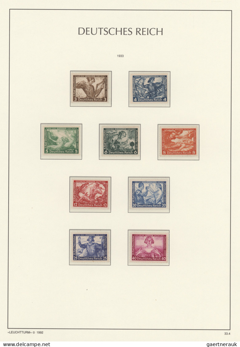 Deutsches Reich - 3. Reich: 1933/1945, Ungebrauchte / Postfrische Sammlung Auf L - Unused Stamps