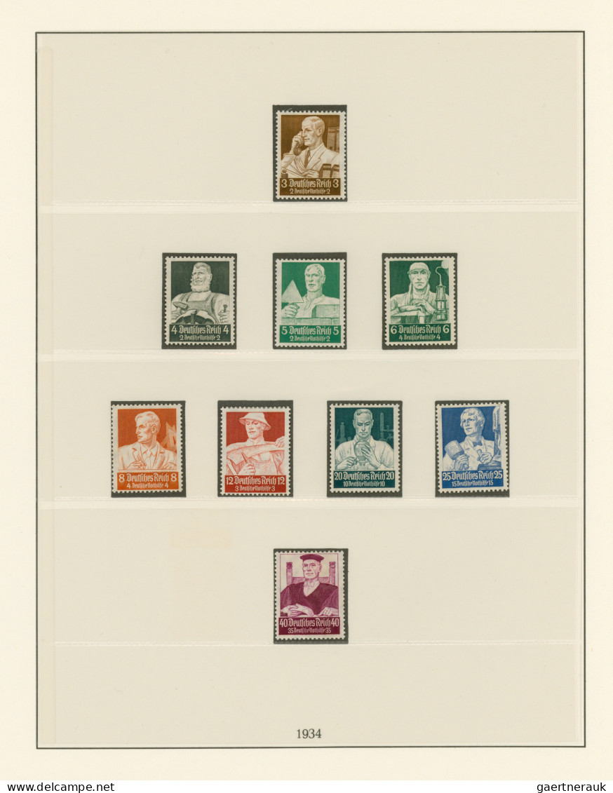 Deutsches Reich - 3. Reich: 1933/1945, Ungebrauchte/postfrische Sammlung Im Lind - Neufs