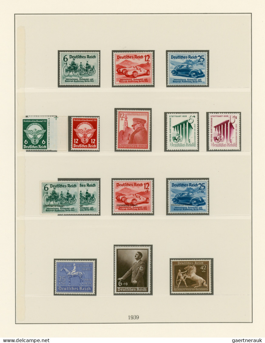 Deutsches Reich - 3. Reich: 1933/1945, Ungebrauchte/postfrische Sammlung Im Lind - Neufs