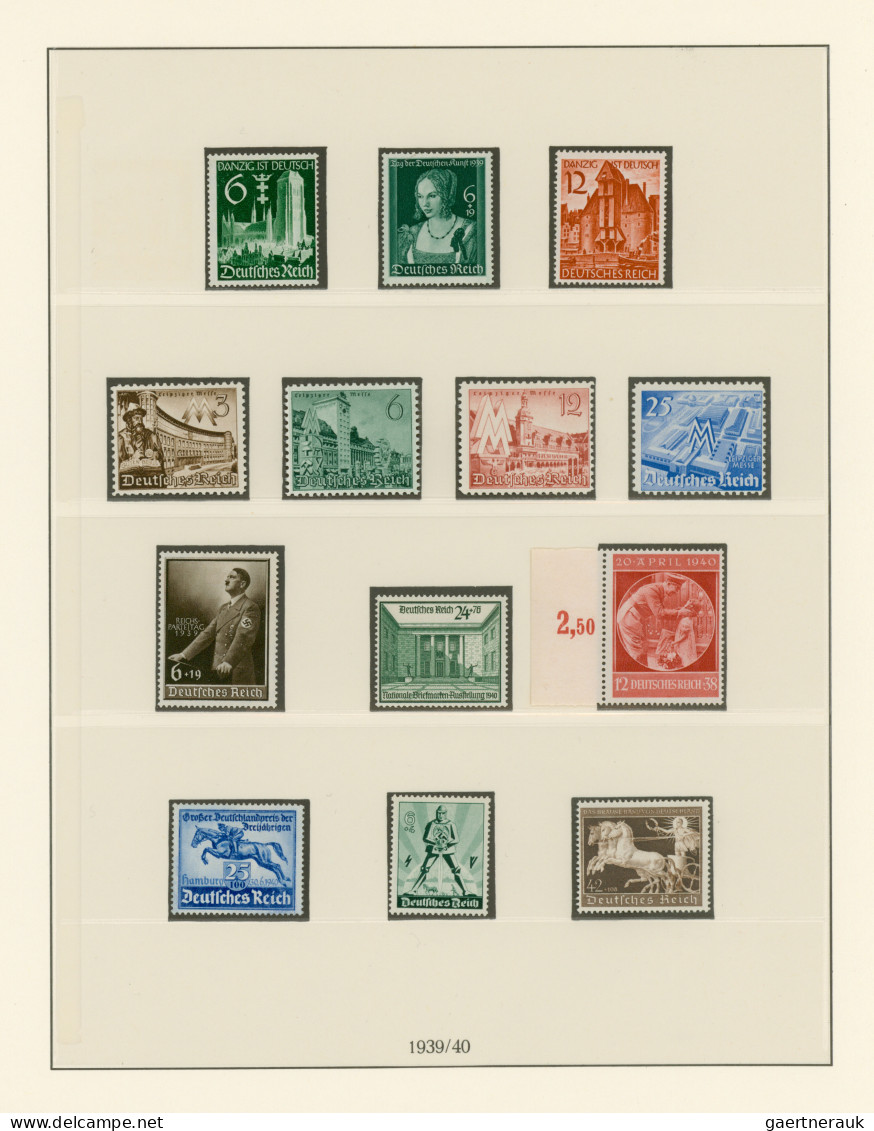 Deutsches Reich - 3. Reich: 1933/1945, ungebrauchte/postfrische Sammlung im Lind