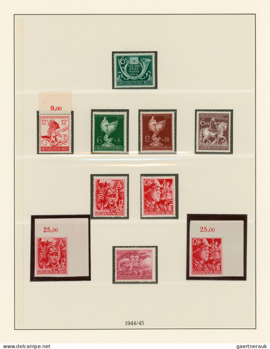 Deutsches Reich - 3. Reich: 1933/1945, ungebrauchte/postfrische Sammlung im Lind