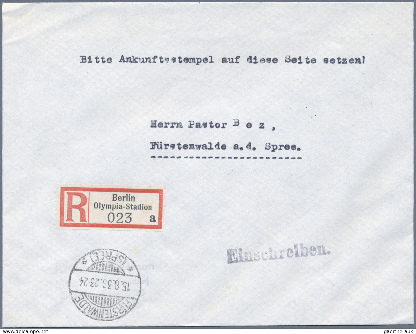 Deutsches Reich - 3. Reich: 1935/1944 (ca.), Konvolut Von Wenigen Hundert Belege - Covers & Documents