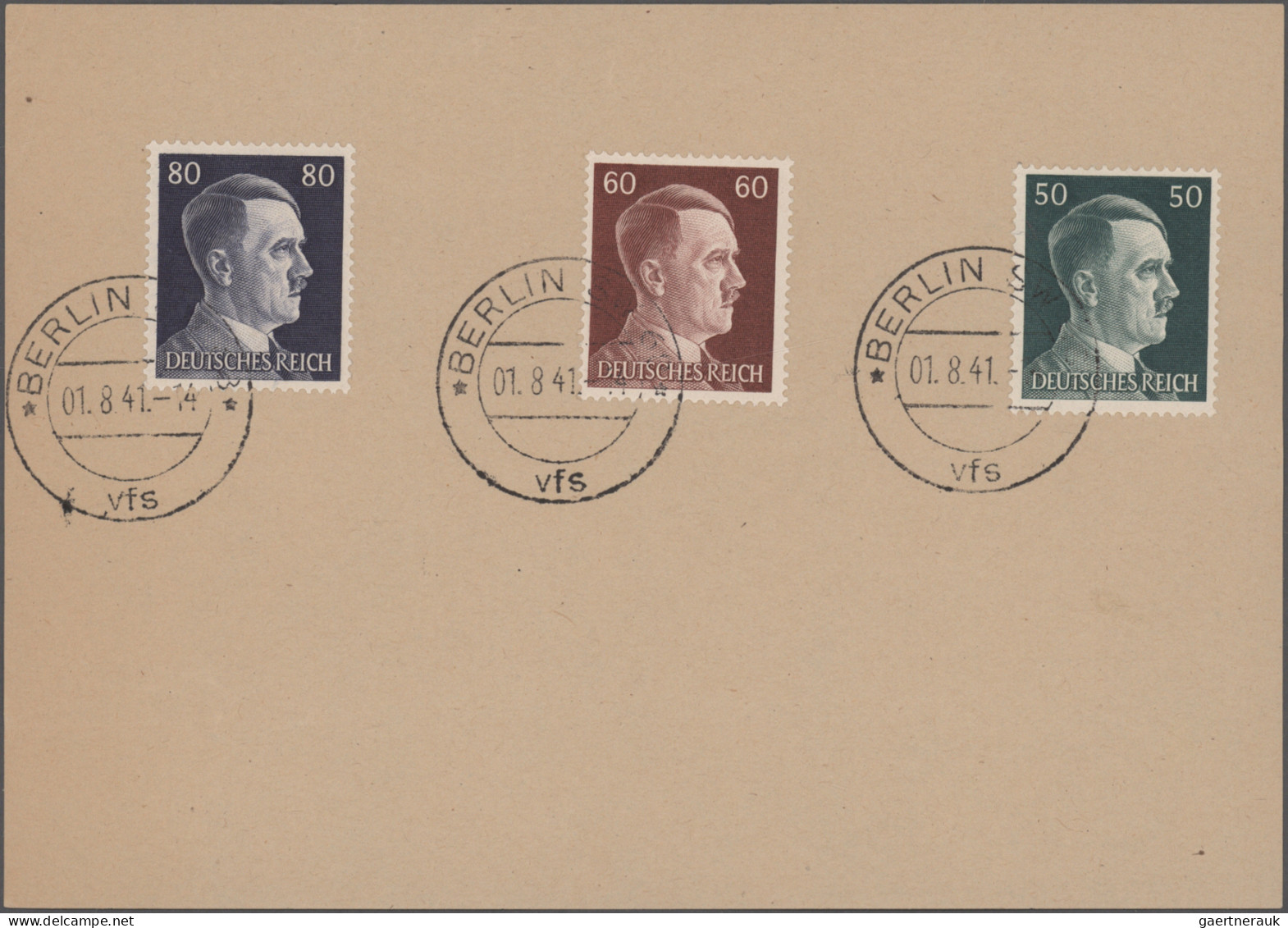 Deutsches Reich - 3. Reich: 1936/1944, Sammlung von ca. 89 Belegen mit insbesond