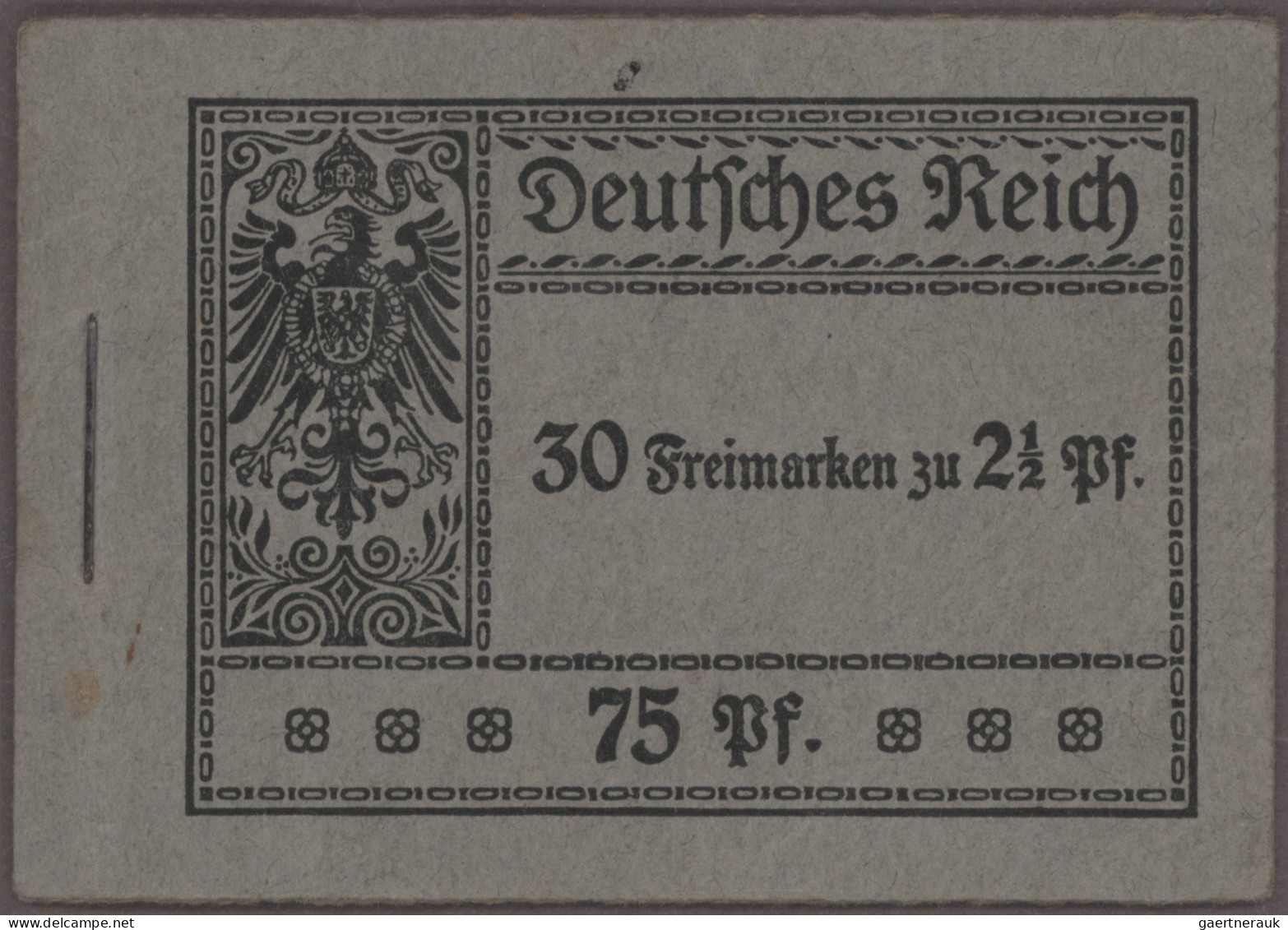 Deutsches Reich - Markenheftchen: 1916/1941, Kleine Sammlung An Markenheften Ab - Libretti