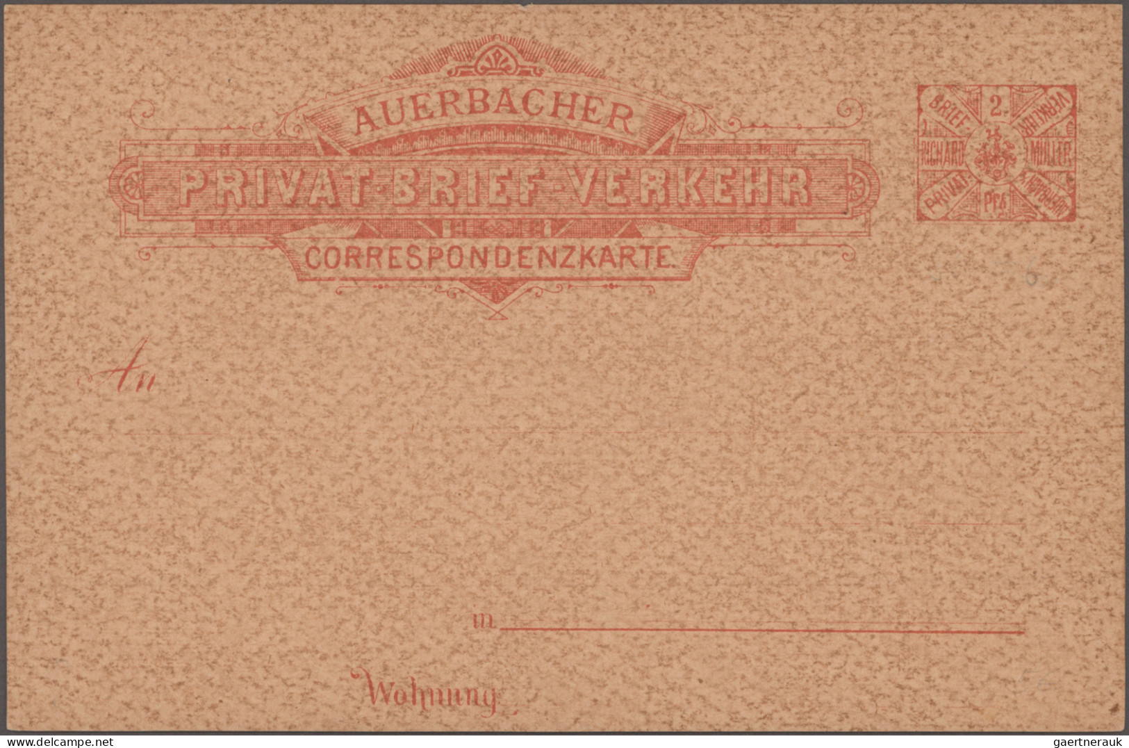 Deutsches Reich - Privatpost (Stadtpost): 1873/1900 ca., reichhaltige Sammlung m