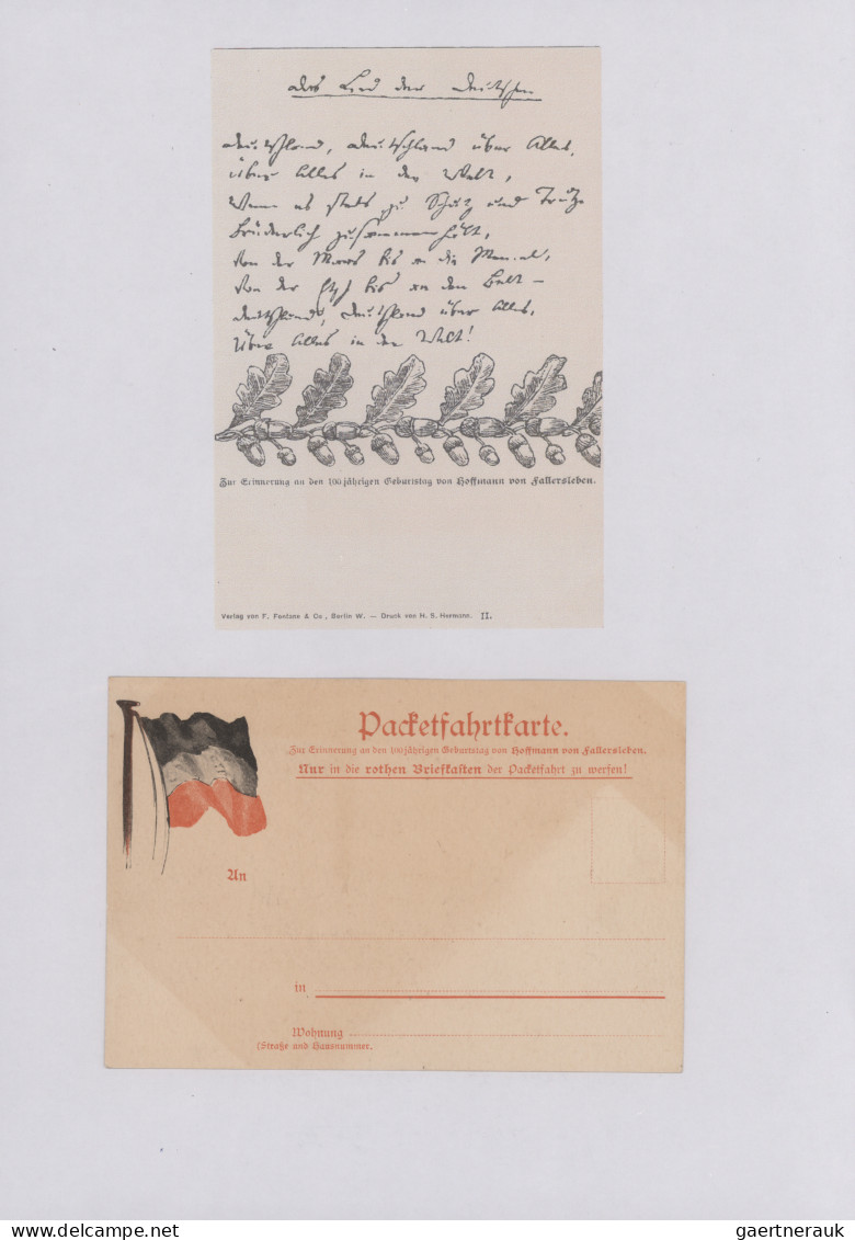 Deutsches Reich - Privatpost (Stadtpost): 1884/1929 "Berliner Paketfahrt": Umfan