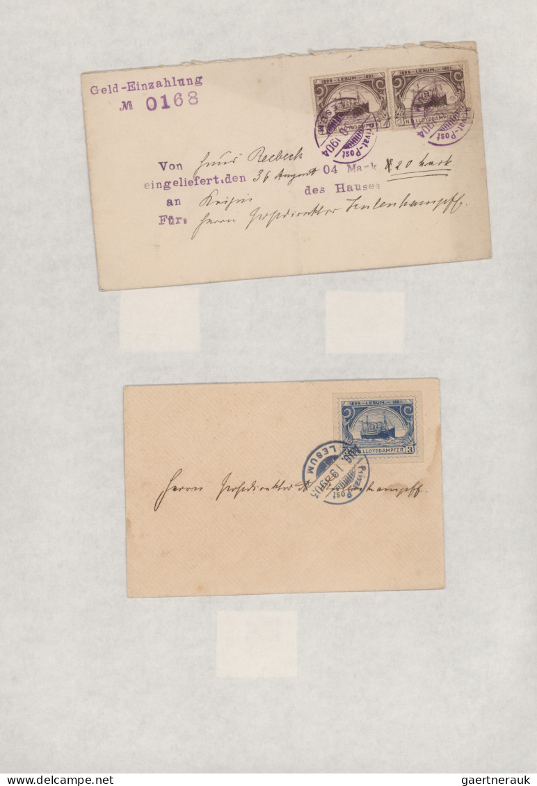 Deutsches Reich - Privatpost (Stadtpost): 1886/1900, BREMEN/Hammonia/Briefbeförd - Private & Local Mails