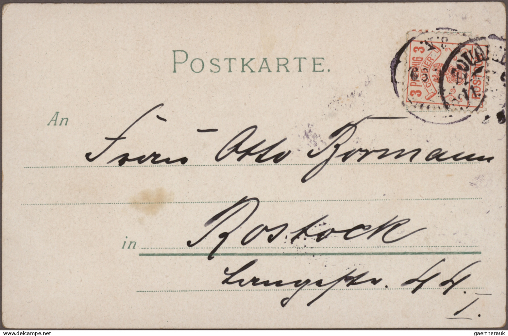 Deutsches Reich - Privatpost (Stadtpost): 1886/1900, Posten Mit Ca. 140 Briefen - Private & Local Mails
