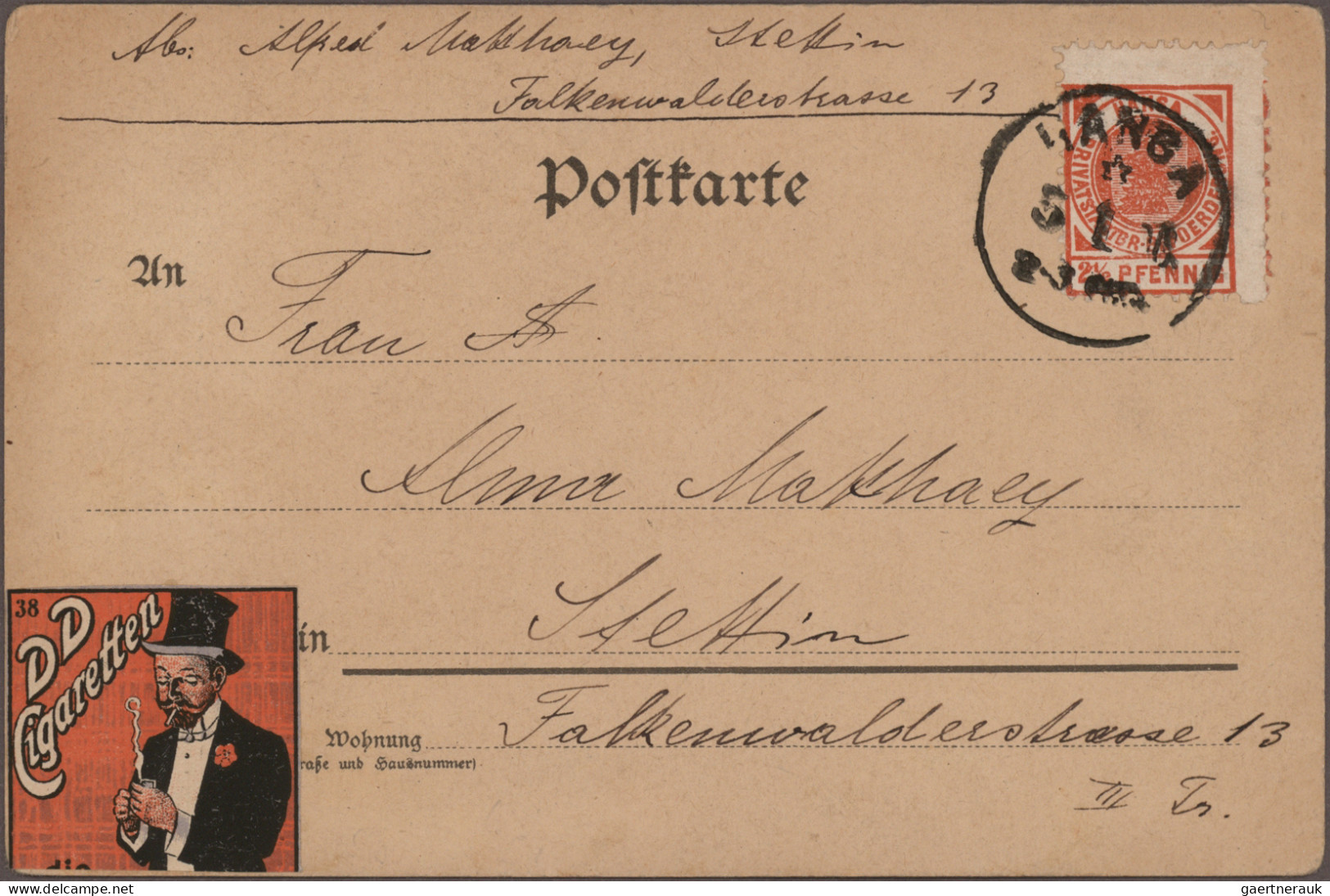 Deutsches Reich - Privatpost (Stadtpost): 1886/1900, Posten Mit Ca. 140 Briefen - Private & Lokale Post