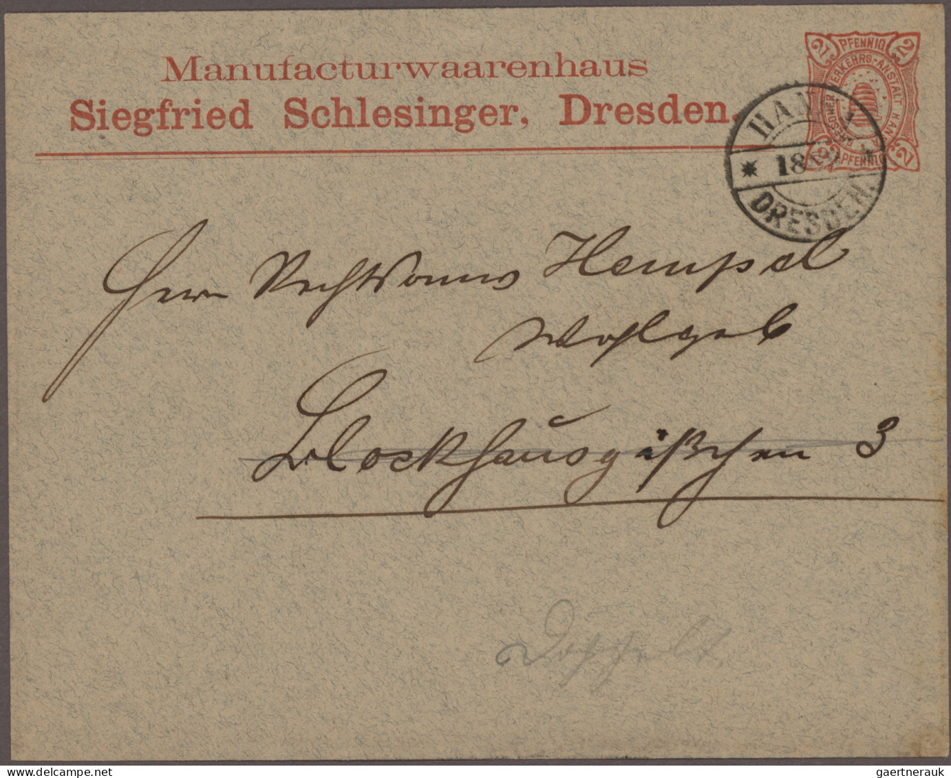 Deutsches Reich - Privatpost (Stadtpost): 1886/1900, Umfangreicher Dublettenpost - Posta Privata & Locale