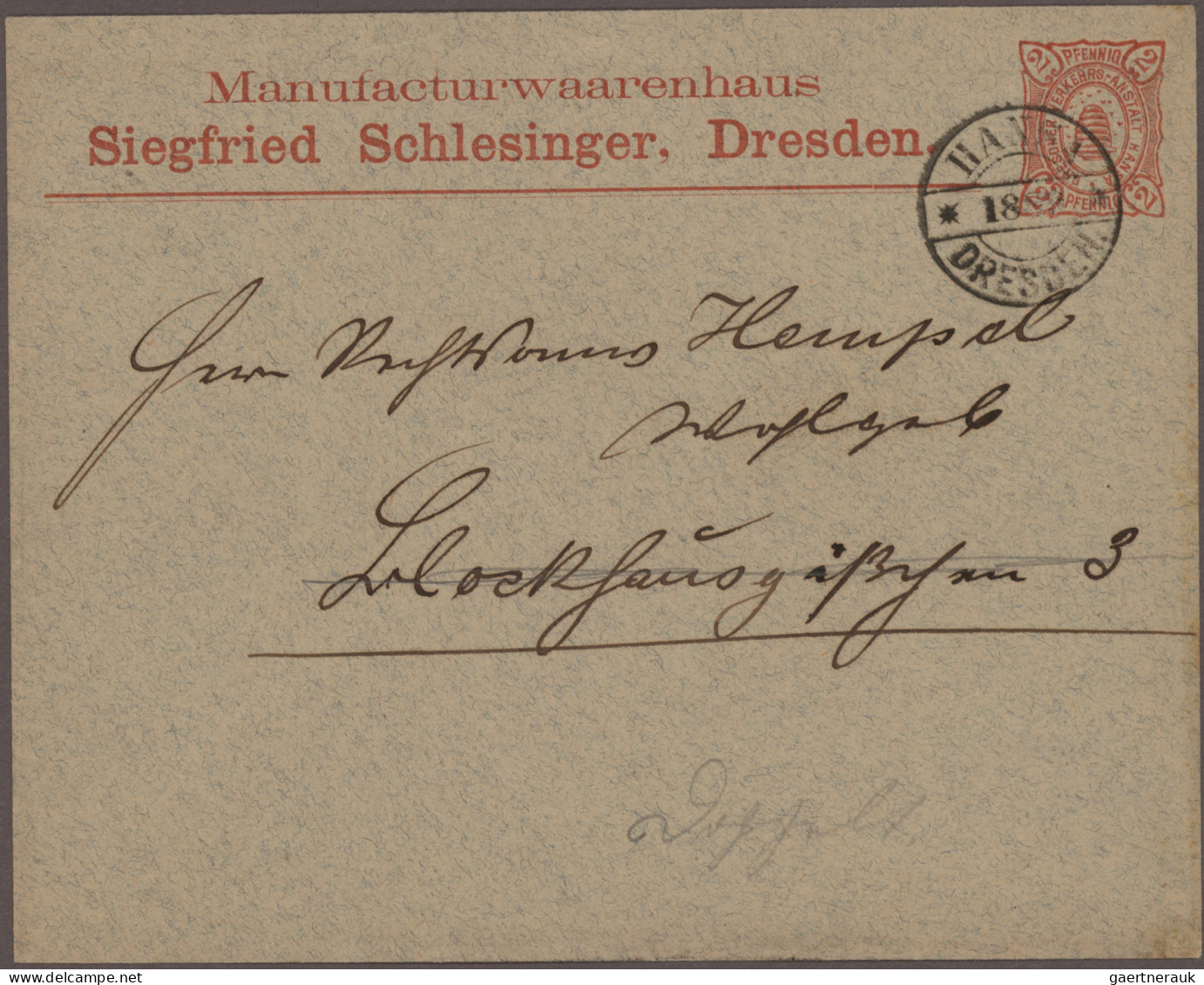 Deutsches Reich - Privatpost (Stadtpost): 1886/1900, Umfangreicher Dublettenpost - Private & Local Mails