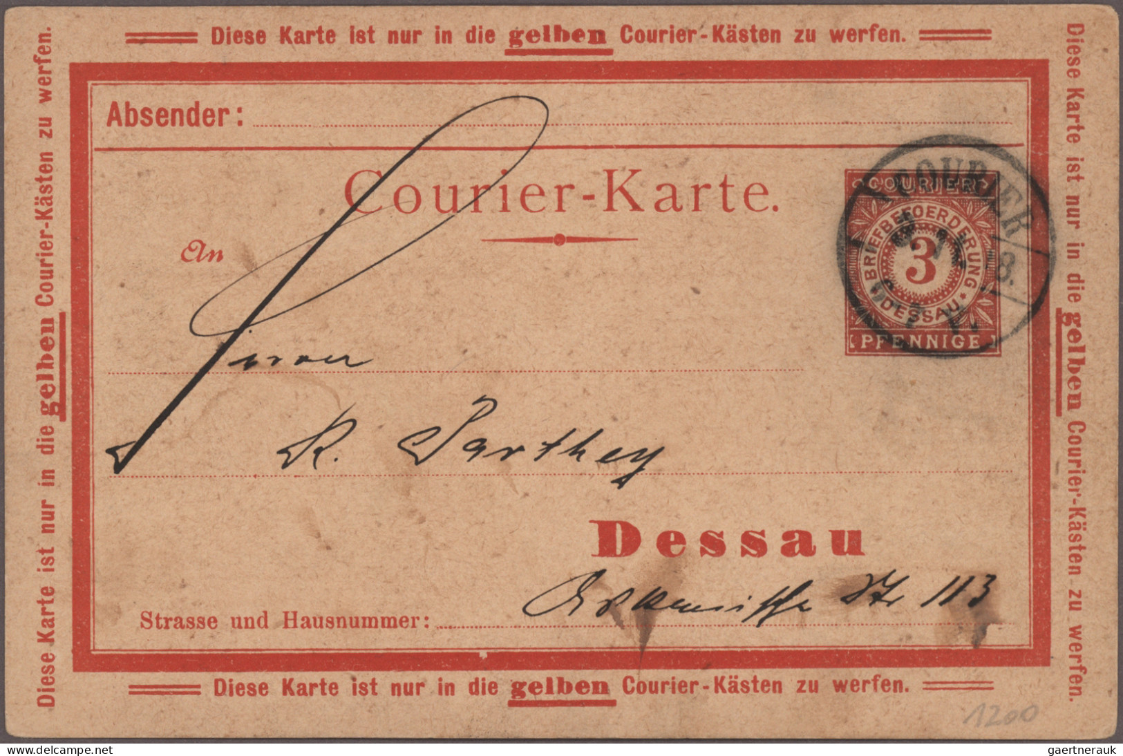 Deutsches Reich - Privatpost (Stadtpost): 1886/1900, Umfangreicher Dublettenpost - Private & Lokale Post