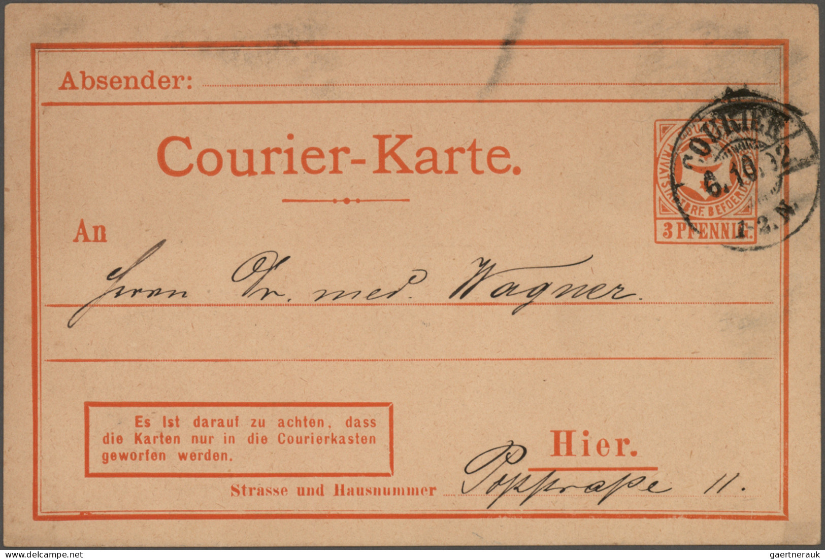 Deutsches Reich - Privatpost (Stadtpost): 1891/1900, HALLE, Lot Mit 28 Privatpos - Private & Local Mails