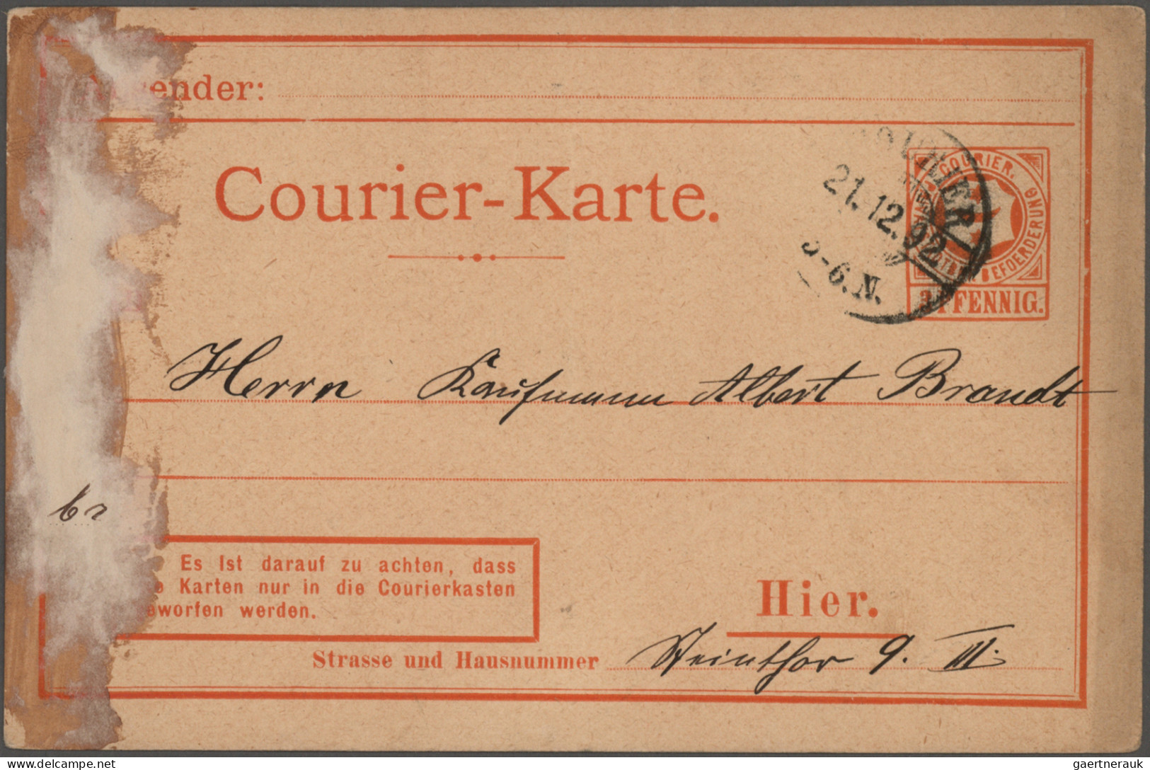 Deutsches Reich - Privatpost (Stadtpost): 1891/1900, HALLE, Lot mit 28 Privatpos